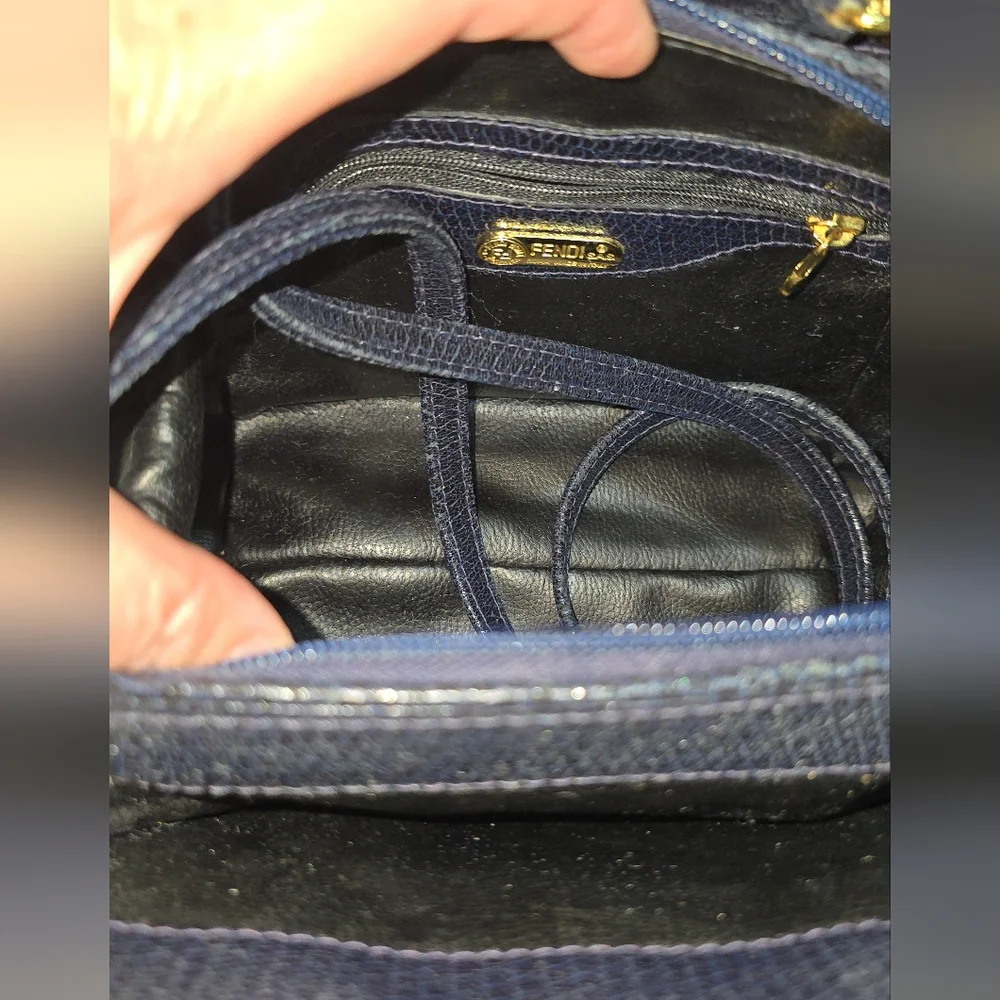 Fendi Midnight Blue Satchel